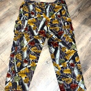 CAMO leaf Pants Master Sportsman Hunting Outdoor, Adjustable WAIST men size 2Xl